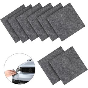 8pcs Nano Cloth, 3.94x3.94in Car Scratch Remover Multi-Purpose Shine Cleaning Sparkle Cloth to Erase Car Scratch Cloth for Easily Repair Vehicles Paint Residues Water Spots