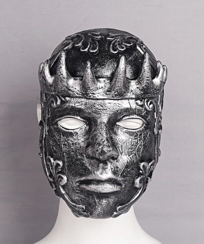 قناع جوكافور المخيف للهالوين قناع تاج الملك لكامل الوجه قناع البندقية in Kuwait