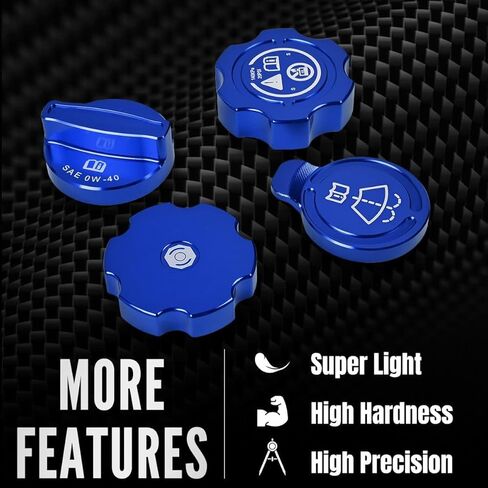 4 قطع قبعة حمراء، غطاء غطاء سائل الفرامل من سبائك الألومنيوم لزيت المحرك المبرد للزجاج الأمامي ملحقات غطاء غطاء سائل الفرامل لكورفيت C8 ستينغراي 2020-2024 in Kuwait