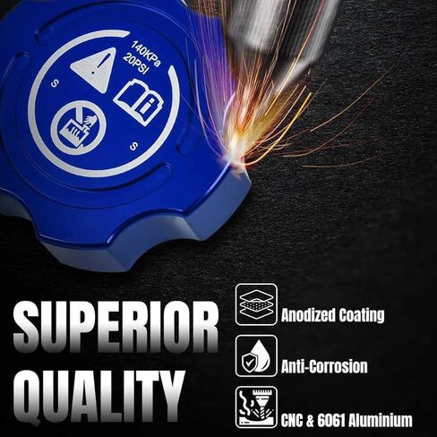 4 قطع قبعة حمراء، غطاء غطاء سائل الفرامل من سبائك الألومنيوم لزيت المحرك المبرد للزجاج الأمامي ملحقات غطاء غطاء سائل الفرامل لكورفيت C8 ستينغراي 2020-2024 in Kuwait