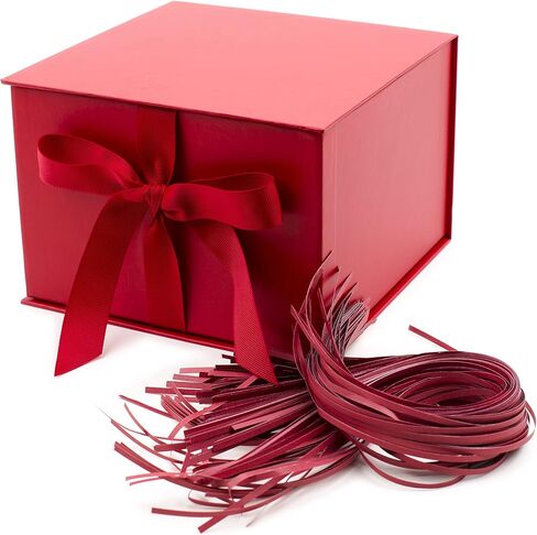 Hallmark 7" Large Purple Gift Box with Lid and Shredded Paper Fill for Easter, Mother's Day, Weddings, Graduations, Birthdays, Bridesmaids Gifts and More in Kuwait