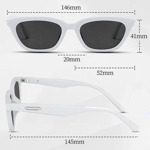 نظارات شمسية مربعة من AkoaDa للنساء والرجال نظارات شمسية عصرية كلاسيكية للنساء in Kuwait