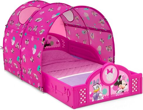 Delta Children - Disney Princess Sleep and Play Toddler Bed with Tent, Purple/Pink in Saudi Arabia