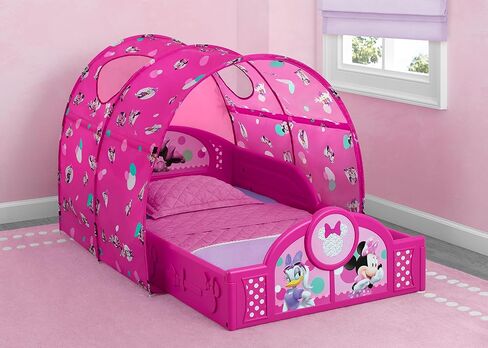 Delta Children - Disney Princess Sleep and Play Toddler Bed with Tent, Purple/Pink in Saudi Arabia
