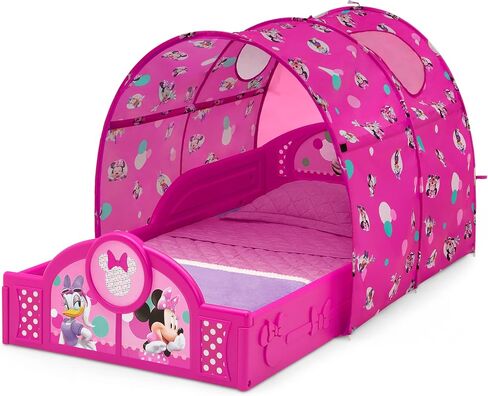 Delta Children - Disney Princess Sleep and Play Toddler Bed with Tent, Purple/Pink in Saudi Arabia