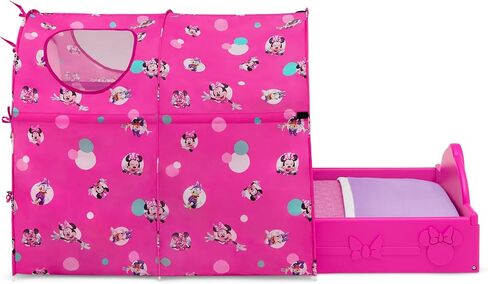 Delta Children - Disney Princess Sleep and Play Toddler Bed with Tent, Purple/Pink in Saudi Arabia