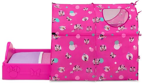 Delta Children - Disney Princess Sleep and Play Toddler Bed with Tent, Purple/Pink in Saudi Arabia