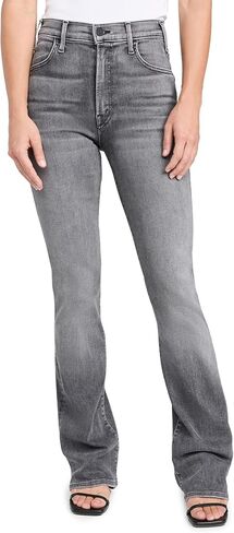 بنطلون جينز نسائي صغير الحجم من MOTHER بكعب Lil Hustler in Kuwait