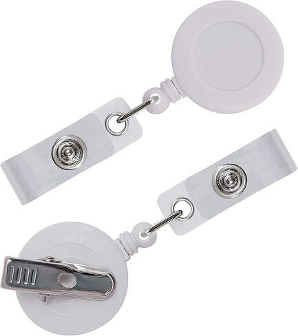 5 Pack Retractable ID Badge Holder Reels with Swivel Alligator Clip Bulk Pack Premium Badge（Black） in Kuwait