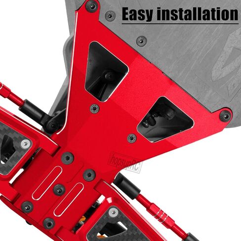 RC Aluminum Front Bulkhead Tra&Rear Bulkhead Upgrades Part for 1/10 Slash 4X4 LCG Ultimate/Rally Brushless,Titanium(Part Number:LCF0801,LCF0901) in Saudi Arabia