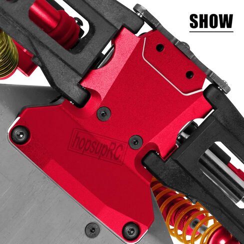 RC Aluminum Front Bulkhead Tra&Rear Bulkhead Upgrades Part for 1/10 Slash 4X4 LCG Ultimate/Rally Brushless,Titanium(Part Number:LCF0801,LCF0901) in Saudi Arabia