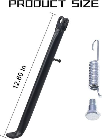 مسند جانبي للدراجة النارية من Zipelo، حامل دراجة ترابية مقاس 320 مم 12 بوصة، ملحقات حامل دعم جانب قدم السيارة متوافقة مع دراجة الترابية 70cc 90cc 110cc 125cc 138cc 140cc 150cc 200cc in Kuwait