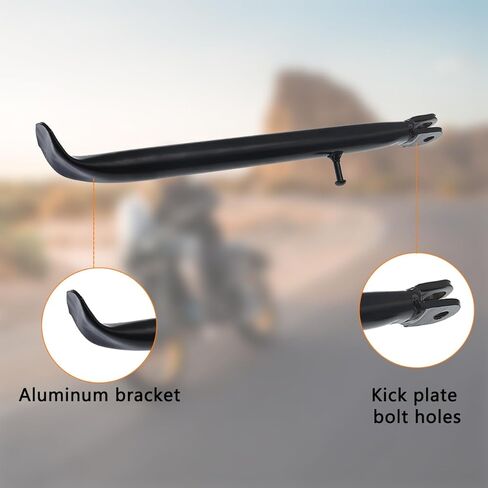 مسند جانبي للدراجة النارية من Zipelo، حامل دراجة ترابية مقاس 320 مم 12 بوصة، ملحقات حامل دعم جانب قدم السيارة متوافقة مع دراجة الترابية 70cc 90cc 110cc 125cc 138cc 140cc 150cc 200cc in Kuwait