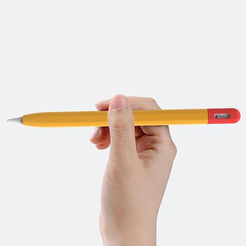 حافظة من السيليكون لقلم Apple (USB-C) من siduater، ملحقات حافظة جلدية خفيفة للغاية للقلم، حامل مقبض قلم رصاص ناعم ومضاد للانزلاق، يدعم المرفق المغناطيسي، أسود in Kuwait