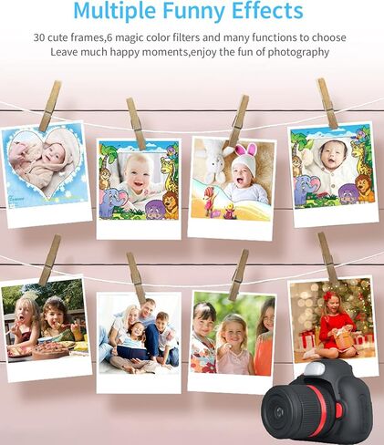 MOREXIMI Upgarded Kids Camera, 4K Digital Camera for Kids with Shutter AF, Rotable Zoom Lens, Video Camera Toy for 8-12 Years Old Boys Girls, Best Christmas Birthday Gifts, with 64G SD Card in Kuwait