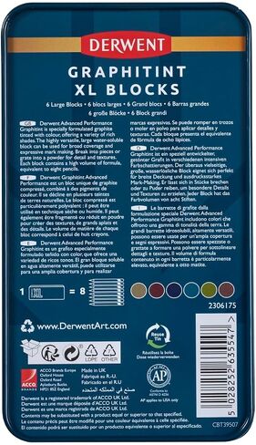 Derwent XL Charcoal Set of 6 in Saudi Arabia