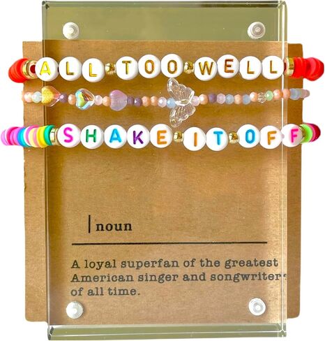 Music-Inspired Bracelet Set for Singer Fans TTPD+Fortnight in Saudi Arabia