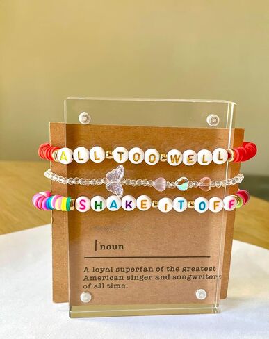 Music-Inspired Bracelet Set for Singer Fans TTPD+Fortnight in Saudi Arabia