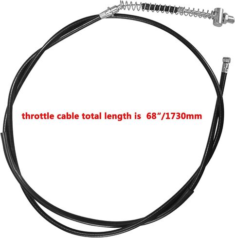 68 Inch Rear Drum Brake Cable Line for Predator 196cc 212cc 5.5hp 6.5hp baja Warrior Massimo MB165 MB200 Coleman CT200U BT200X CT200U-EX Yerf-Dog Mini Bike Brake Line ATV Scooter Heavy Duty Parts in Saudi Arabia