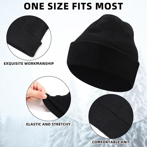 300 Pcs Bulk Winter Beanie for Homeless Donation Unisex Beanie Hat Knitted Warm Skull Cap for Women Men in Kuwait