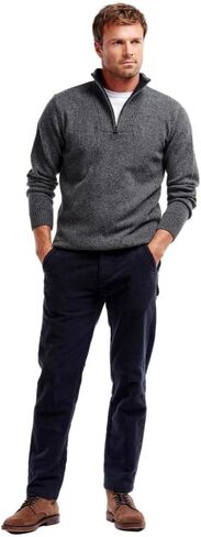 بلوفر رجالي من الصوف بسحاب 1/4 من بربور in Kuwait