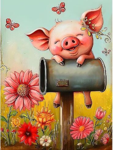 Diamond Art Painting Kits for Adults - Full Drill Diamond Painting Kits for Beginners Diamond Dots for Adults, Round 5D Paint with Diamonds Pictures Gem Art Painting Kits DIY Adult Crafts Kits 12x16 in Kuwait