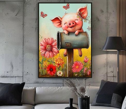 Diamond Art Painting Kits for Adults - Full Drill Diamond Painting Kits for Beginners Diamond Dots for Adults, Round 5D Paint with Diamonds Pictures Gem Art Painting Kits DIY Adult Crafts Kits 12x16 in Kuwait