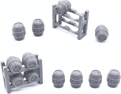EnderToys Tavern Bar Furniture Set by EC3D, 3D Printed Tabletop RPG Scenery and Wargame Terrain 28mm Miniatures in Saudi Arabia