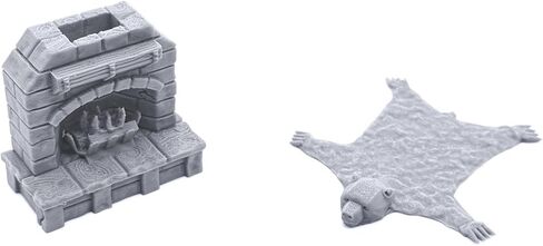 EnderToys Tavern Bar Furniture Set by EC3D, 3D Printed Tabletop RPG Scenery and Wargame Terrain 28mm Miniatures in Saudi Arabia