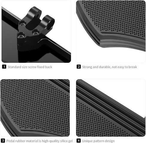 Motorcycle Floorboards Footrest Footboards for Harley Touring, Road King, Street Glide, Road Glides (1986-2023), Softail FL Heritage, Fat Boy Deluxe (1986-2017), Dyna FLD (2012-2016) in Kuwait