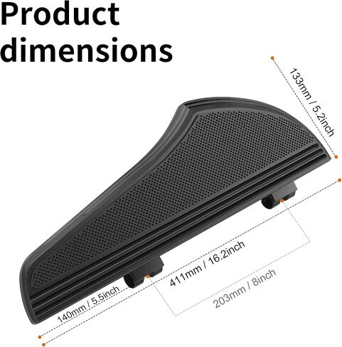 Motorcycle Floorboards Footrest Footboards for Harley Touring, Road King, Street Glide, Road Glides (1986-2023), Softail FL Heritage, Fat Boy Deluxe (1986-2017), Dyna FLD (2012-2016) in Kuwait