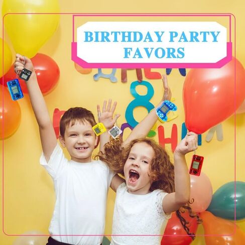 36 حزمة من سلسلة مفاتيح ألعاب الفيديو الصغيرة المربعة المحمولة لألعاب الفيديو للأطفال في أعياد الميلاد وحفلات ألعاب الفيديو المفضلة لحشو حقيبة جودي (نمط اللون 2) in Kuwait