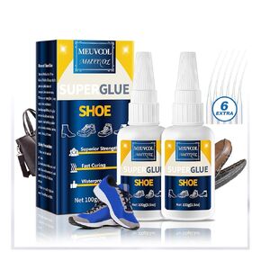 Shoe Glue,100g Super Glue for Shoe Heavy Duty, Clear Shoe Glue Sole Repair Kit, Waterproof Sneaker Glue for Rubber Soles, Boot, Leather, Heels, Tennis, Strong Boot Fix Glue, Insole Adhesive