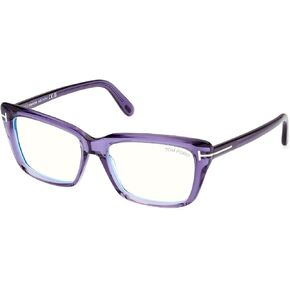Tom Ford FT5894-BLUE BLOCK Transparent Violet 56/16/140 women Eyewear Frame