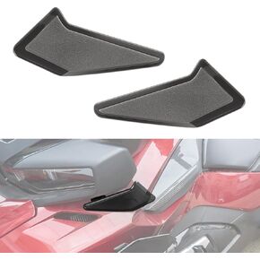 Adjustable Side Air Deflectors for Can-Am Spyder RT, 2PCS Upper Side Windshields Wind Deflectors Wings for Can-Am Spyder RT 2020-2024 Accessories, Replaces #219401040