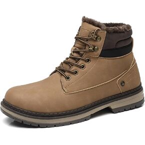 Ahico Men Snow Boots Winter Warm Lining Hiking Shoes Outdoor Walking Boot for Cold Weather