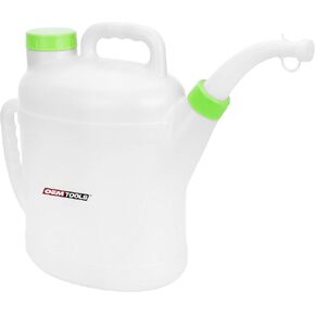 OEMTOOLS 87018 10L Oil Jug With Spout, Automotive Fluid Container, Translucent Motor Oil Dispenser With Spout, Motor Oil Container Automotive Oil Pitcher