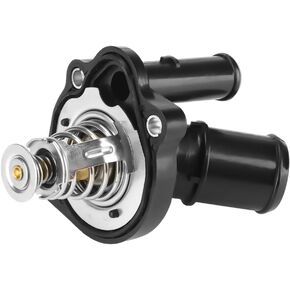 Engine Coolant Thermostat Housing Assembly - Compatible for Lincoln MKZ 2011-2012 for Ford Focus 2004-2015 for Ford for Ranger Fusion Escape for Mazda 3 5 6 Tribute CX-7 MX-5 - Replace Part L32715170A