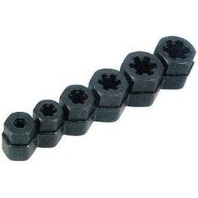 Lisle 19250 Stuck Bolt, Nut and Stud Remover Set - 6 Piece