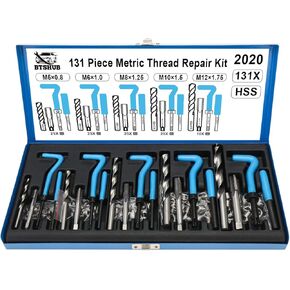 131 قطعة جردت الموضوع إعادة نكص إصلاح مجموعة متري M5 M6 M8 M10 M12 in Kuwait