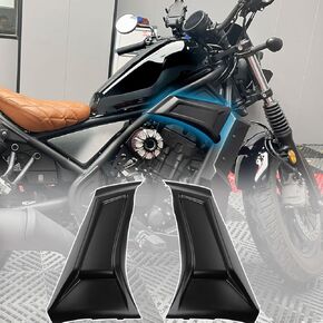 WOOGA Upper Frame Cover Infill Side Panel Set Guard Protector Engine Fairing compatible for Ho&nda Rebel CMX250 CMX 300 CMX 500 Accessories 2017 2018 2019 2020 2021 2022 2023 2024