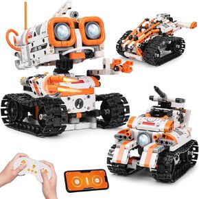 STEM Robotics Kits for Kids Ages 8-12 8-14 Year Old, 3 in 1 Remote/APP/Voice Control & Programming Robot Building Set, Toy Coding Science Projects, Birthday Gift Ideas for 8 9 10 11 12+ Boys