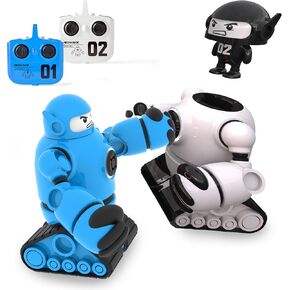 Sharper Image® Mecha Rivals Remote Control Battle Robots, Two-Player Wireless Fighting Set with Lights and Sounds
