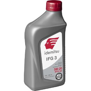 Idemitsu 5W-20 Full Synthetic Oil - IFG3 5W20 SP/GF-6A SAE Engine Car Motor Oil (1 Quart, Case of 12)