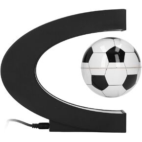 Magnetic Levitation Ball Magnetic Levitation Floating Soccer with C Shape Base and LED Lights Gifts for Men Father Husband Boyfriend(#1)