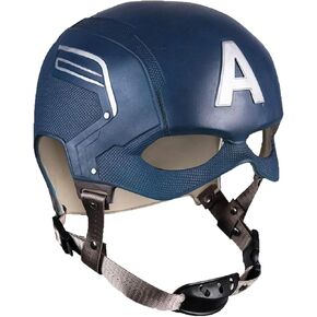 Captain Cosplay Helmet Movie Mask Latex Halloween Props Blue
