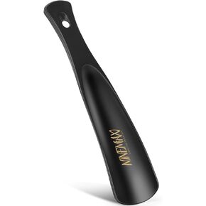 NINEMAX Plastic Shoe Horn 7.5Inch,Travel Shoehorn Portable Small Shoe Horns with Hook for Men Women Seniors(Pack of 3)