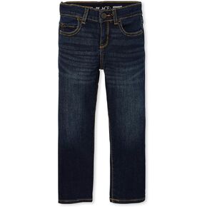 The Children's Place Boys' Stretch Straight Leg Jeans, Potter Wash