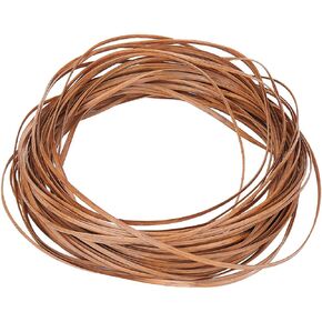 GORGECRAFT 5mm x 30m Rattan Repair Kit Weave Material Plastic Flat Basket Wicker Weaving Reed Synthetic Rattan Woven Knit Furniture Plastic Cane Fix Knit Vinyl for Garden Patio Chair Sofa Box Camel in Kuwait