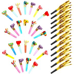 37 Pieces Blow Dragon Set Gold Noisemakers Funny Party Horns Birthday Blowers Party Blowers Noisemakers Party Blowers Noise Makers Party Favors